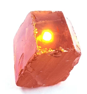 Natural Orange Zircon Raw 574 Ct Certified Untreated/Unheated Loose Gemstone MUP - Picture 1 of 13