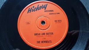 THE NEWBEATS TOUGH LITTLE BUGGY BREAD AN BUTTER SINGLE RECORD HICKORY - Picture 1 of 3