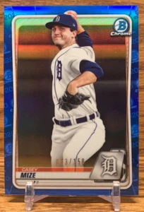 CASEY MIZE Blue /150 Refractor | 2020 Bowman Chrome Detroit TIGERS - Picture 1 of 2