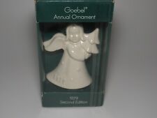 Goebel 1979 Annual Angel With Tree Ornament Second Edition White - MIB