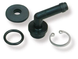 NISSIN KIT RACCORDO SERBATOIO OLIO 90° POMPA FRENO Ø15.25 - 19 mm TUBO 8 mm - Imagen 1 de 1