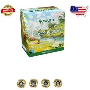 Exclusivo kit de prelanzamiento Bloomburrow - 6 potenciadores de juego y dados para fanáticos de Magic The Gathering - Imagen 1 de 2