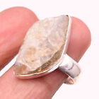 Bague bijoux faite à la main en pierre précieuse en argent sterling 925...