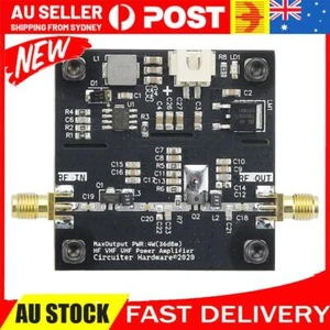 0.5-800MHz 40dB Gain VHF UHF RF Power Amplifier HF VHF UHF Amp for Ham Radio - Zdjęcie 1 z 11