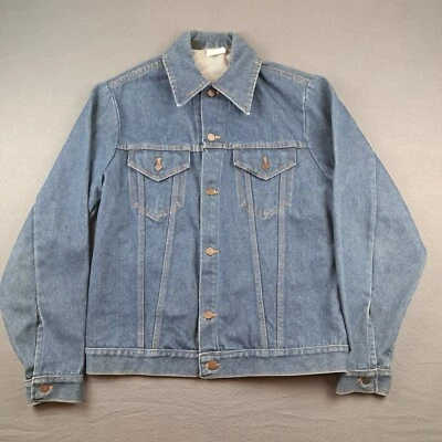 Chaqueta vaquera vintage Sears Western Wear talla 44 (grande) azul camionero para hombre Foto 1 de 4
