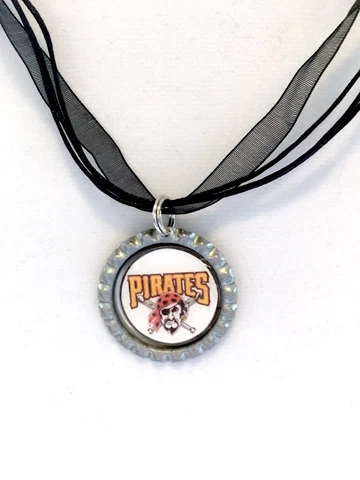 BASEBALL FANS!!  Pittsburgh PIRATES Baseball Necklace Cover
