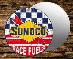Replik SUNOCO RACING HEIZÖL rundes Schild Kränze Handwerk & Miniaturen Projekte - Bild 1 von 1
