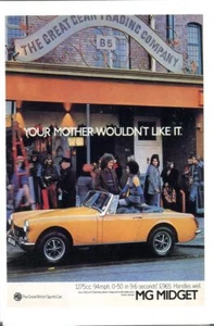 MG Midget Your Mother Wouldn't Like It - Greeting card x 6 by Vintage Ad Gallery - Picture 1 of 1