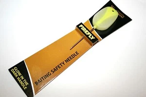 Aguja de seguridad cebo para luciérnagas Wychwood - mango amarillo oscuro que brilla - Imagen 1 de 2