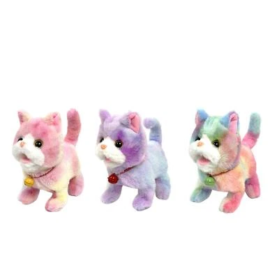 Electric Plush Animal Cat Toy Meowing Electronic Cat for Kids Toddlers Toy - Image 1 of 2