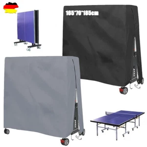 Tischtennisplatte Abdeckung Wasserdicht Abdeckhaube Reißverschluss Schutzhülle - Bild 1 von 14