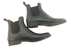 Sam Edelman Womens Size 11 Tinsley Patent Black Chelsea Rain Boots - Imagen 1 de 11