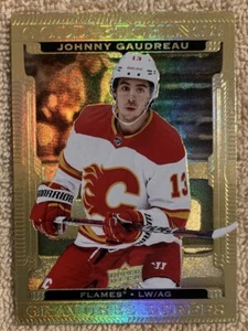 2022-23 UPPER DECK TIM HORTONS GOLD ETCHING #G-17 JOHNNY GAUDREAU - Picture 1 of 2