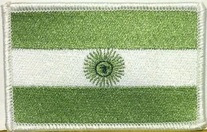 BANDERA ARGENTINA Parche Plancha Verde Polvo y Versión Blanca Táctica Militar - Imagen 1 de 1