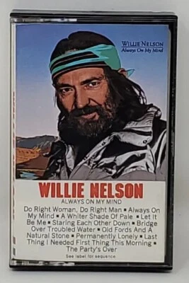Willie Nelson, Always on My Mind (Columbia 1982) Vintage Country Cassette Tape  - Image 1 of 3
