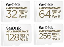 SanDisk 32GB 64GB 128GB 256G Max Endurance Micro SD SDHC SDXC U3 4k 100MB/s Partia