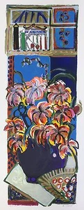 BRACHA GUY "DIVINE FLOWERS" | SIGNED LITHOGRAPH | 31 X 14" | SEE LIVE @ GALLART - Picture 1 of 1