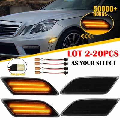 2-20X Luces LED de señalización laterales EC para Mercedes Benz C250 C300 C350 C63 AMG 2012-14 Foto 1 de 4