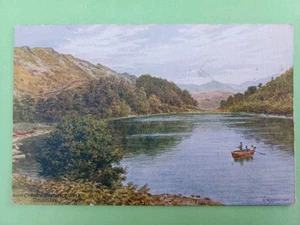 POST CARD SALMON AR QUINTON 2295 LLYN CYNWCH, PRECIPICE WALK, DOLGELLEY - Picture 1 of 2