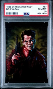1996 Star Wars Topps Finest Dr. Evazan #67 Mos Eisley Cantina PSA 10 Gem Mint - Picture 1 of 2