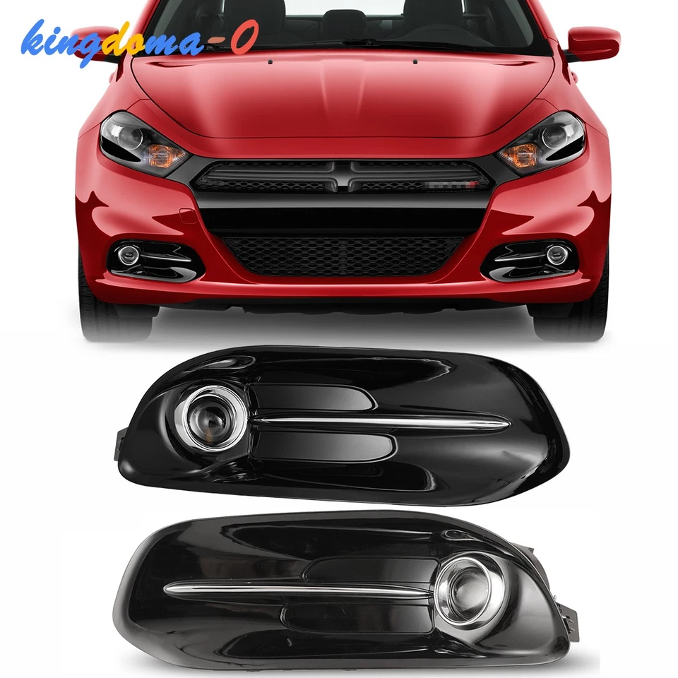 For 2013 2014 2015 2016 Dodge Dart Clear Fog Lights Lamps W/Switch+Bulbs+Bezel Foto 1 de 4