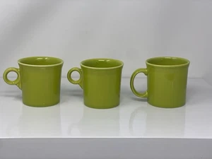 Fiestaware 3er Set Limettengrün Ton Kaffeetassen Tassen - Bild 1 von 5