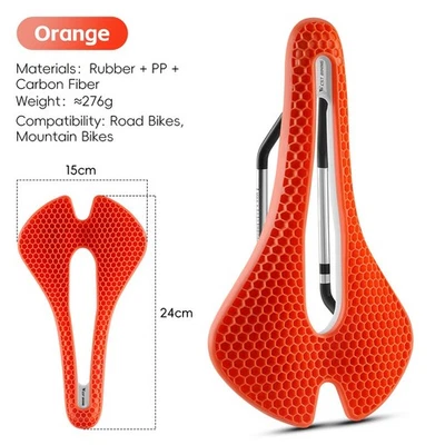 Sillín de bicicleta WEST BIKING 3D estructura de panal cojín de asiento de bicicleta hueco Foto 1 de 4