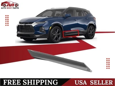 Fits Chevrolet Blazer 2019-2022 Driver Side Left Front Door Lower Molding Trim - Image 1 of 4