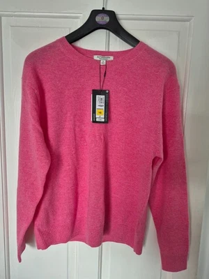 autograph cashmere jumper.Medium Rose Crew. Size 16 - Image 1 of 4