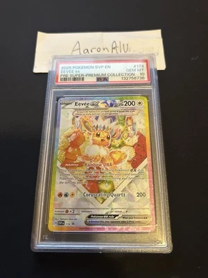 Eevee ex - 174 - SV: Scarlet & Violet Promo Cards (SVP) PSA 10 - Image 1 of 4