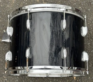 Vintage Gretsch 14" x 10"  Tom NO BADGE Ludwig Mount Black 4562 Cast - Picture 1 of 24