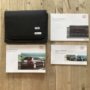 2004-2008 AUDI A3 SPORTBACK OWNERS HANDBOOK & WALLET Print 2007 Ref17984 - Picture 1 of 23