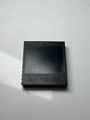 Nintendo GameCube Black Memory Card - 251 Blocks - DOL-014 - OEM - TESTED ! - Image 1 of 4
