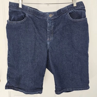 Riders by Lee Denim Shorts Cotton Women's Plus Size 18W - Image 1 of 4