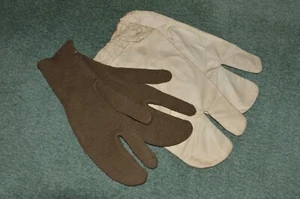 WW2 British Army ski gloves and mittens - Picture 1 of 8