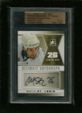 Martin St. Louis 2010 In The Game ULTIMATE AUTOGRAPH 1/24 Slabbed Auto LIGHTNING