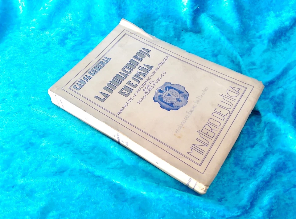 CAUSA GENERAL LA DOMINACION ROJA EN ESPAÑA, MINISTRO DE JUSTICIA, CHECAS 1943 - Imagen 1 de 1