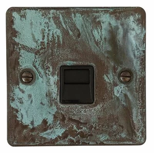Toma de teléfono G&H FV33B placa plana Verdigris 1 banda maestro BT - Imagen 1 de 1