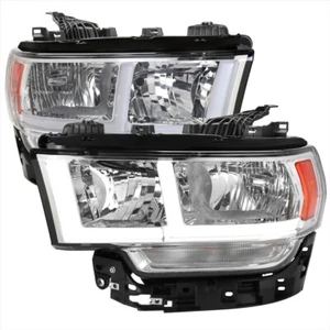 FOR 19-22 Dodge RAM 2500 3500 4500 55 L DRL Headlight Chrome Housing Lamp - Picture 1 of 4