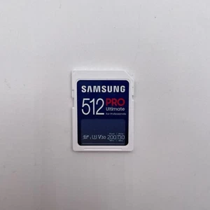 SAMSUNG PRO Ultimate Full Size 512GB SDXC Memory Card, MB-SY512S/AM - Picture 1 of 3