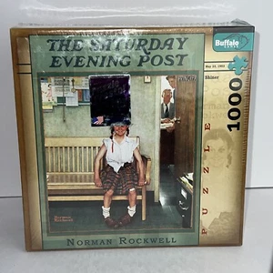 Norman Rockwell Puzzle The Saturday Evening Post 1000 Pc Girl w/ Black Eye NEW - Picture 1 of 6