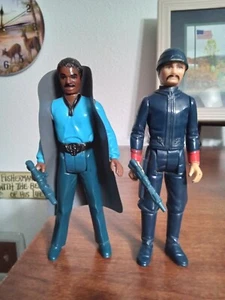 Vintage Star Wars 1980 Lando & Bespin Guard (weiß) komplett Figuren MIHK *LESEN* - Bild 1 von 16