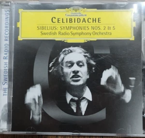 Rare Sergiu Celibidache Sibelius Symphonies Nos. 2 & 5 CD Swedish Radio Symphony - Bild 1 von 2