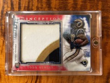 TODD GURLEY: Rams Rookie Card 3 Color Jersey Patch 2015 Tops “INCEPTION” 7/25