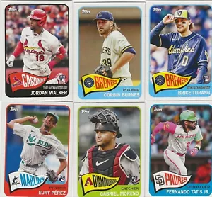 2023 Topps Archives 100 different cards 1965 retro # 101-200 - Picture 1 of 2