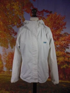 Helly Hansen polyamide polyurethane coated white Jacket. UK women's size Medium - Picture 1 of 10