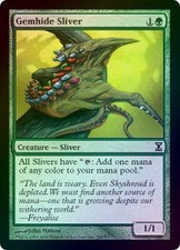 Gemhide Sliver - Foil New MTG Time Spiral Magic 2B3