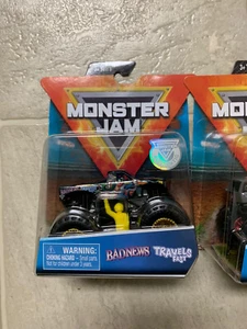 SPIN MASTER 2020 MONSTER JAM BAD NEWS TRAVELS FAST TRACK - Picture 1 of 1