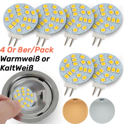 G4 LED Leuchtmittel 2W 250LM 12V AC/10-30V DC, Kleine Birne Stecksockel Seitlich - Bild 1 von 4