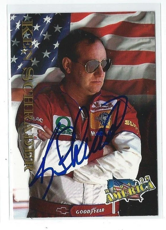 Ken Schrader Signed 1996 MAXX Card #25   NASCAR - Image 1 of 1